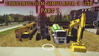 CONSTRUCTION SIMULATOR 3 LITE 🚧  LANDSCAPING: SWIMMING POOL WORK PART 1 👷