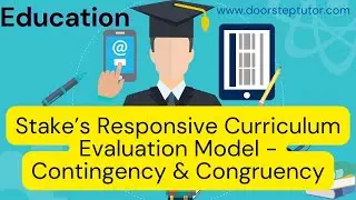 Stake&rsquo;s Responsive  Curriculum Evaluation Model - Contingency & Congruency | Education