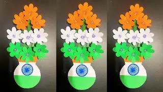 Republic day craft ideas | Tricolour craft | Republic day craft for school project #diy #republic