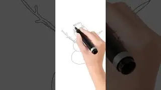 How to draw snow man? Drawing of snow man step by step