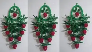 how to make beaded Apple wallmate.পুতির কাজ.beaded apple jhar।পুতির আপেল ঝাড় তৈরি।#পুতিরআপেলঝাড়
