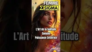 Femme Sigma : L&rsquo;Art de la Solitude Comme Puissance Cr&eacute;atrice #femmesigma #femmeind&eacute;pendante