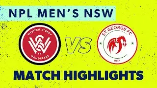 NPL Men's NSW Round 29 Highlights &ndash; WSW v St George FC