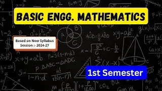 Basic Engineering Mathematics Syllabus || 1st Semester || SBTE Bihar Polytechnic