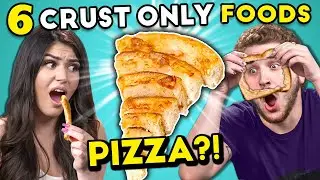 Trying The New Crust-Only Pizza | 6 All Crust Foods (React)