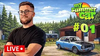 AUTOMOBLIO SURINKIMO PRADŽIA | MY SUMMER CAR #01 PART II (LIVE)