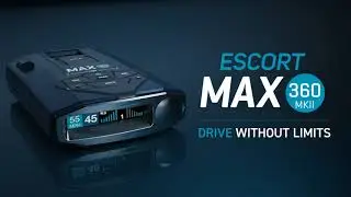 Escort MAX 360 MKII Radar and Laser Detector Bluetooth Enabled, 360&deg; Directional Arrows, Exceptional