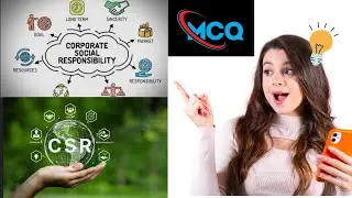 What is CSR fund? About csr! Kannada! 2025! Mcq csr! 
