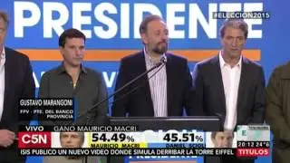 C5N - Eleccion 2015: Conferencia de Gustavo Marangoni
