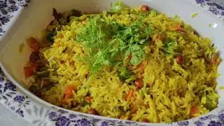 Lemon Fried Rice Recipe | Veg Fried Rice Indian Style | Quick & Easy Lunch Idea