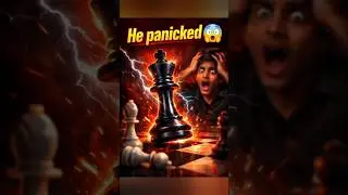 He resigned out of fear 😨♟️ | brutal blitz domination