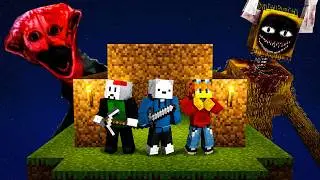ATRAPADOS en un ONEBLOCK con MODS de TERROR 😨 | DarkBlock #2