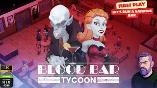 Blood Bar Tycoon | First Play | Humans are on the Menu ! | Vampire Base Builder