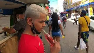 Downtown Colombia Barranquilla Street Tour Unedited 4K