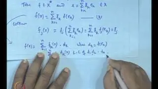 Mod-01 Lec-17 Dual Basis & Algebraic Reflexive Space
