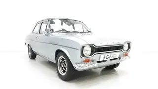 A Club Registered Very Rare AVO Mk1 Ford Escort RS1600 Custom in Original Condition - SOLD!