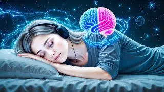 Brain Massage While You Sleep, Melatonin Release, Stop Overthinking, Worry & Stress - 528Hz