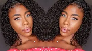 BOMB KINKY CURLY HAIR ON A BUDGET | ANNMODE Hair AliExpress