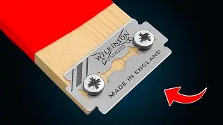 Не выбрасывайте старые бритвенные лезвия! Этот инструмент облегчит вам жизнь.