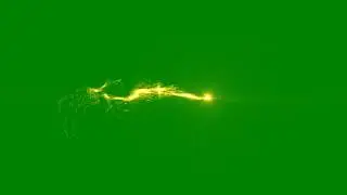 Golden Text Green Screen Effect