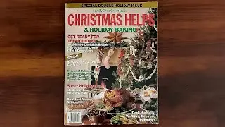 🎄Christmas Helps & Holiday Baking 1988 | ASMR Magazine Flip Through