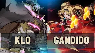 GBVS: Klo (Vaseraga) Vs Gandido (Zeta) | High Level Gameplay.