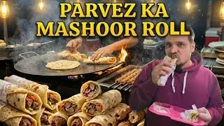 👉 Parvez Ka Mashhoor Roll | Golimar Bazar Karachi | Best BBQ Roll Review 🔥