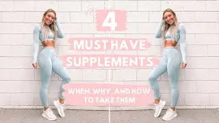 my four MUST HAVE supplements || what supplements i take why, when, and how || VEGAN options