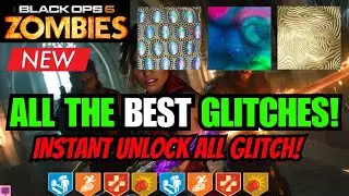 BLACK OPS 6 ZOMBIES - ALL WORKING GLITCHES SEASON 1 (NEW PILE UP GLITCH) SOLO GODMODE / XP GLITCHES