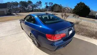 2009 E92 M3 Le mans blue metallic Duel clutch walk around