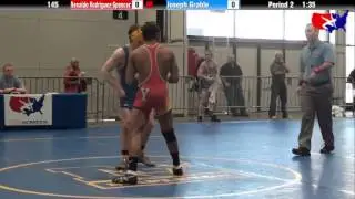 Renaldo Rodriguez-Spencer vs. Joseph Grable at 2013 West Jr. Reg. - GR (High School)