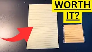 Post-it Notes in 5x8 Size review - Better Than Smaller Post-It- Notes?