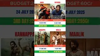 #HHVM#SAIYAARA#KANNAPPA#MAALIk#Box office collection comparison##
