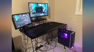 Atlantic Gaming Original Gaming Desk - 32 inch TV Stand, Charging Station, review