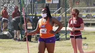 WOMEN'S COLLEGE TRACK AND FIELD | JAVELIN THROWS WARM UP HIGHLIGHTS 2021