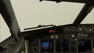 Physics Based Camera - Turbulence While Breaking Through the Clouds | X-Plane 12