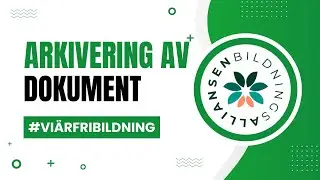 Arkivering av dokument inom fria bildningen