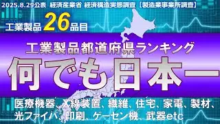 日本の工業／何でも日本一～医療機器、炭素繊維、住宅、光ファイバー、自動販売機、エレベーター・エスカレーター、セラミックIC基盤、武器、ゲームソフト等～