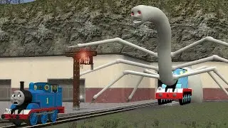 Building a Thomas Train Chased By New Giant Cursed Thomas and Friends Family In Garry's Mod!?!!?!?!?
