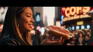 &ldquo;She Bit Into Glass... in Times Square 😳🗽&rdquo;          #Glassdog #NYCStreetFood #AIShorts #ViralMoment