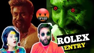 Indian couple Reacts To Rolex Sir ENTRY | Rolex Bgm Reaction || Vikram | Surya | Kamal Hasan | Vijay