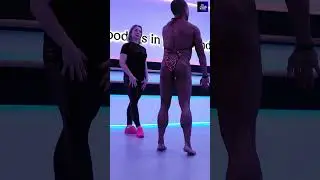 Posing session with Aitana Mulero (Women's Physique international athlete) #posing
