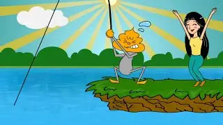 Funny potty 18 | Pottyman VS Fish | Laughing anime | kartun lucu