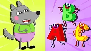 ABC Learn English Alphabet with Pug Family | Funny Wolfoo Cartoon for Kids