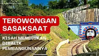 Dibuat merinding saat hunting kereta api sendirian di terowongan ini