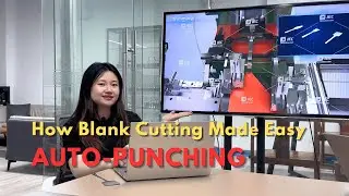 How We Cut Stainless Steel Cutlery Blanks | Automatic Punch Press in Action