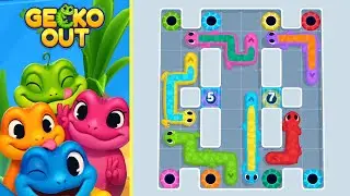Gecko Out Levels 21-25 | Every Puzzle Solved! 🎯