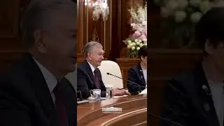 Davlatimiz rahbari Slovakiya Prezidenti Peter Pellegrini bilan uchrashuv o&lsquo;tkazdi. #mirziyoyev #news
