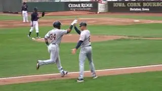 JULIAN LEON CRUSHES A HOME RUN!!