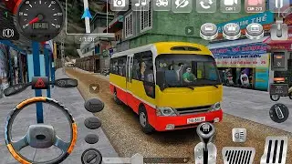 New Bus Simulator 2025 Rural Road Terrain! Minibus Simulator Vietnam - Bus Game Android Gameplay